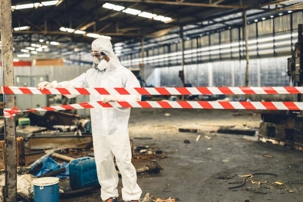 Professional Odor Removal technician working in Mclean, NE